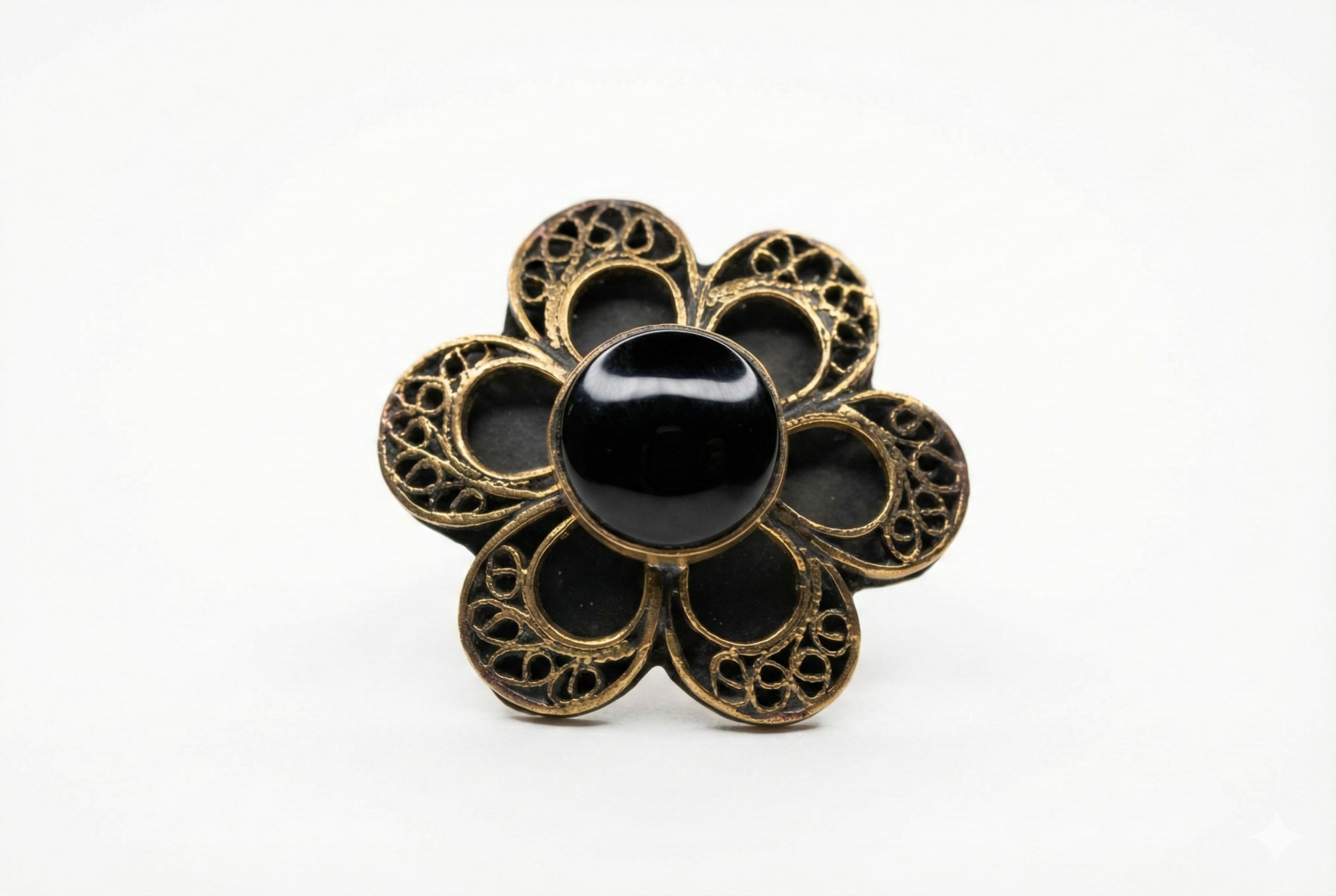 Midnight Flora Ring
