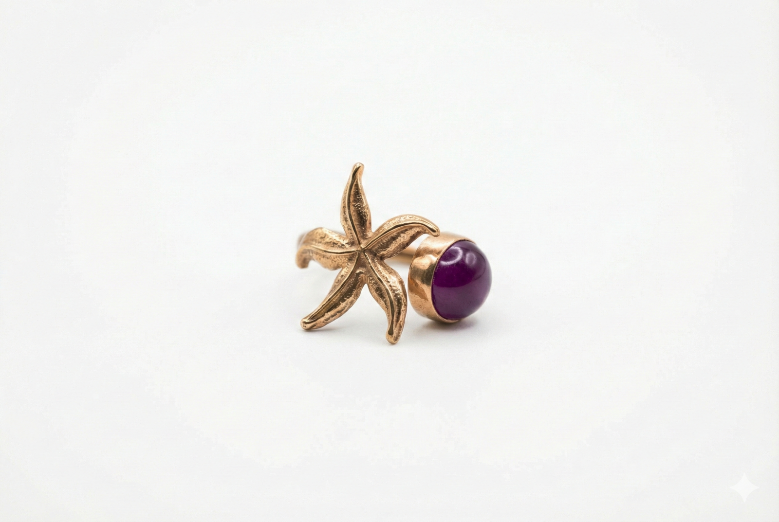 Amethyst Star of the Shore Ring