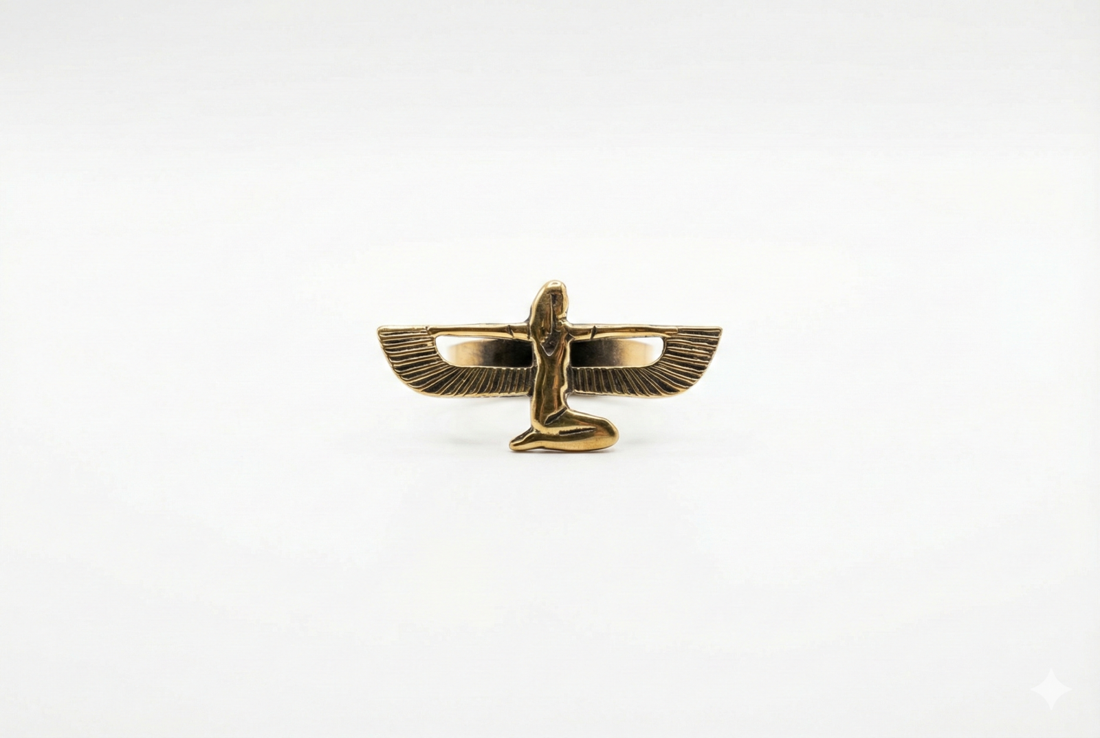 The Wings of Isis Copper Ring