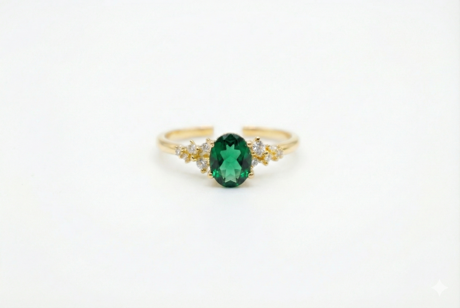 Twilight Jewel Open Ring