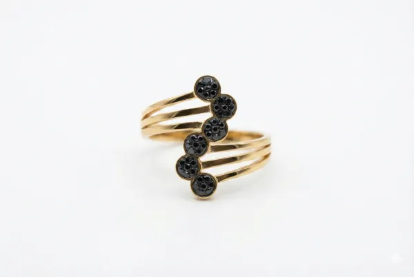 Gilded Serpentine Ring