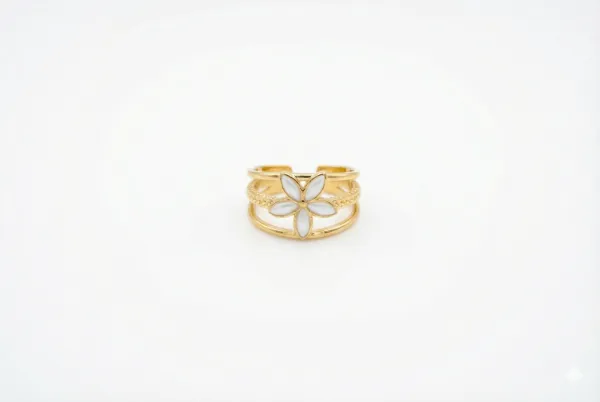 Jasmine Bloom Layered Ring